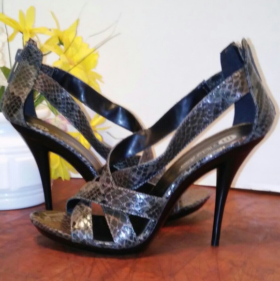 Michael Antonio Shoes - NWOT Michael Antonio snakeskin stiletto heels